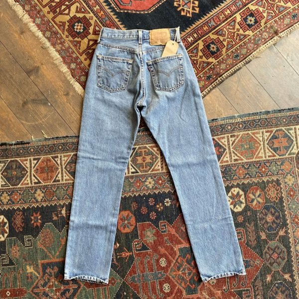 1996 Vintage Levi’s 501 Stonewash Made in USA Jeans. 25” Waist/UK 6. - Image 5