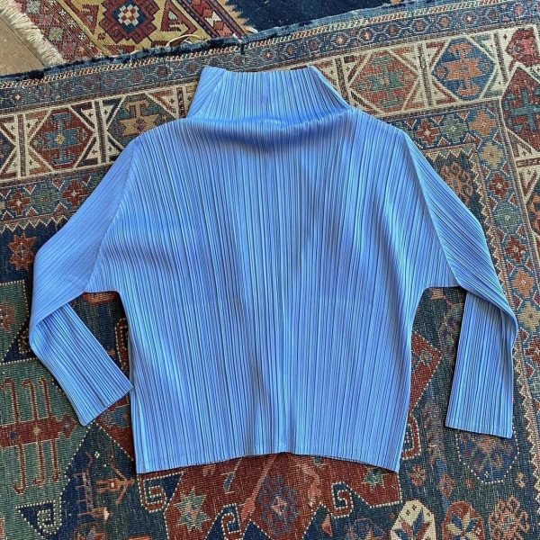 1990s Vintage Issey Miyake Pleats Please Single Button Blazer. UK 8-10. - Image 8