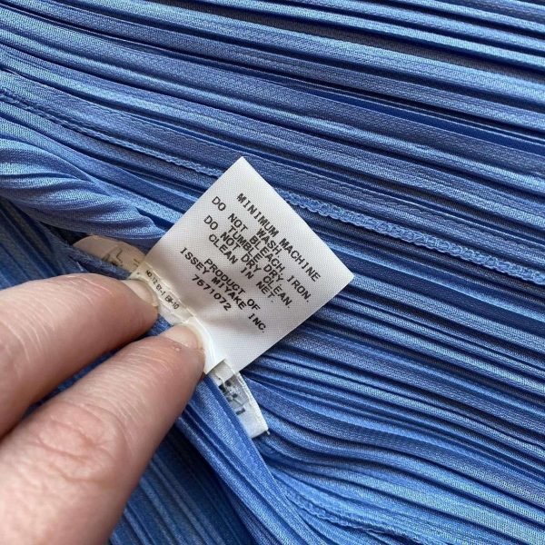 1990s Vintage Issey Miyake Pleats Please Single Button Blazer. UK 8-10. - Image 7