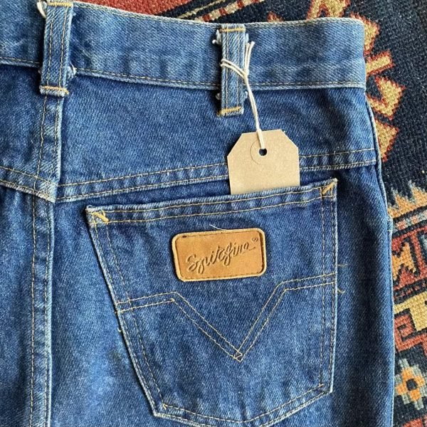 1980s/90s Spitfire 70s Wash High Waisted Vintage Jeans. 27” Waist/ UK 8. - Image 3