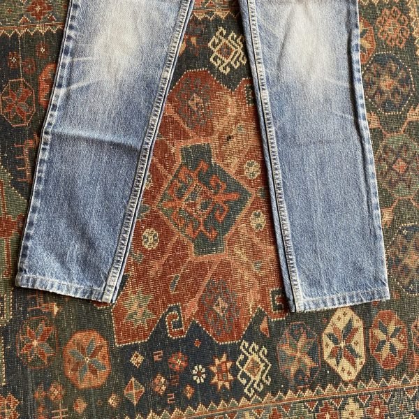 1990s Lee Stonewash High Waisted Tapered Leg Vintage Jeans. 27” Waist/UK 8. - Image 5