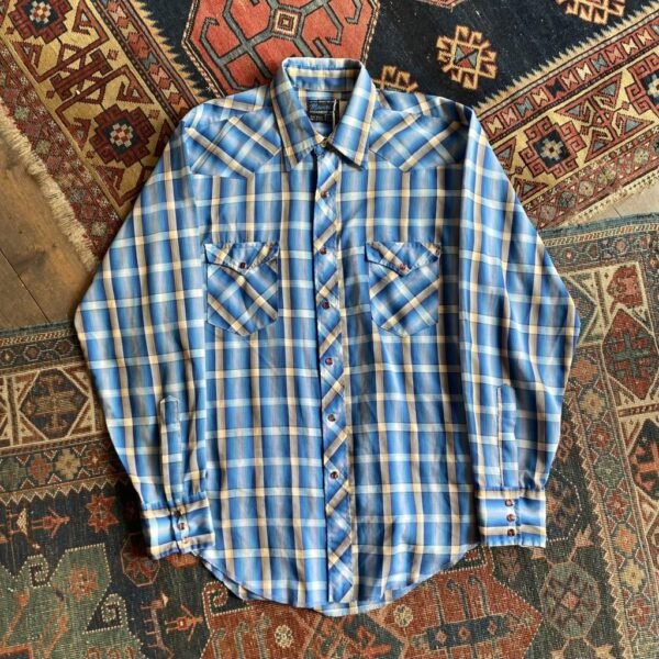 Vintage Western Shirt 1970s by Maverick . Made in USA. 48” Chest/XL.