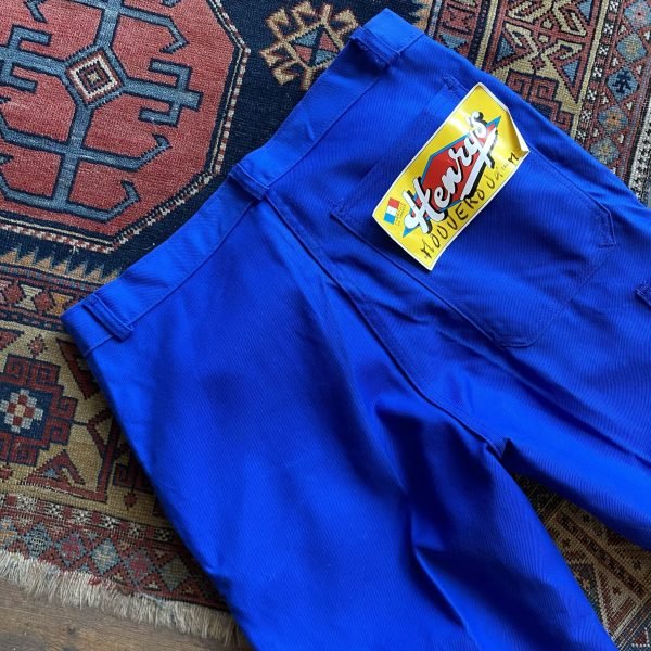 1970s Deadstock Henrys French Workwear Trousers. 32” Waist. - Image 2