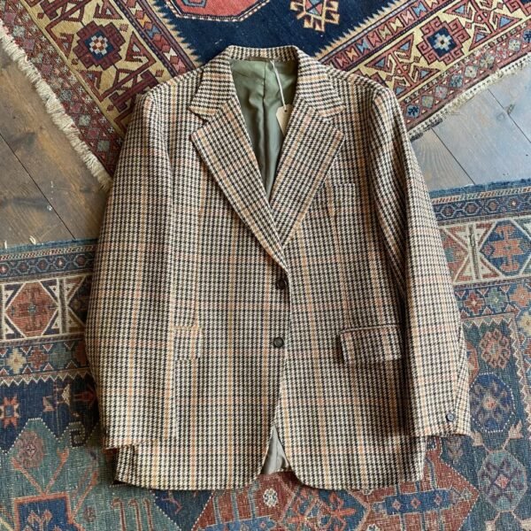 1980s C & A Tweed Style Vintage Blazer. Size Large.