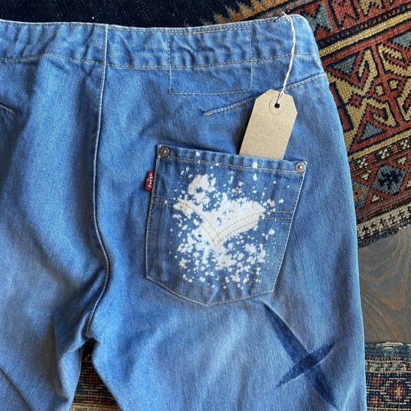 Y2K Vintage Levi’s Engineered Twisted Seam Jeans. UK 8. - Image 6