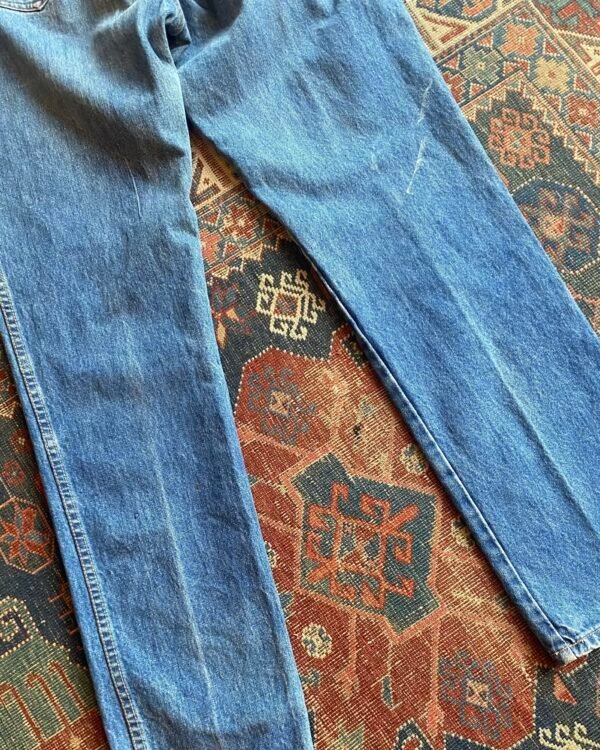 1990s Guess High Waisted Stonewashed Vintage Jeans. 30” Waist/UK 12. - Image 5
