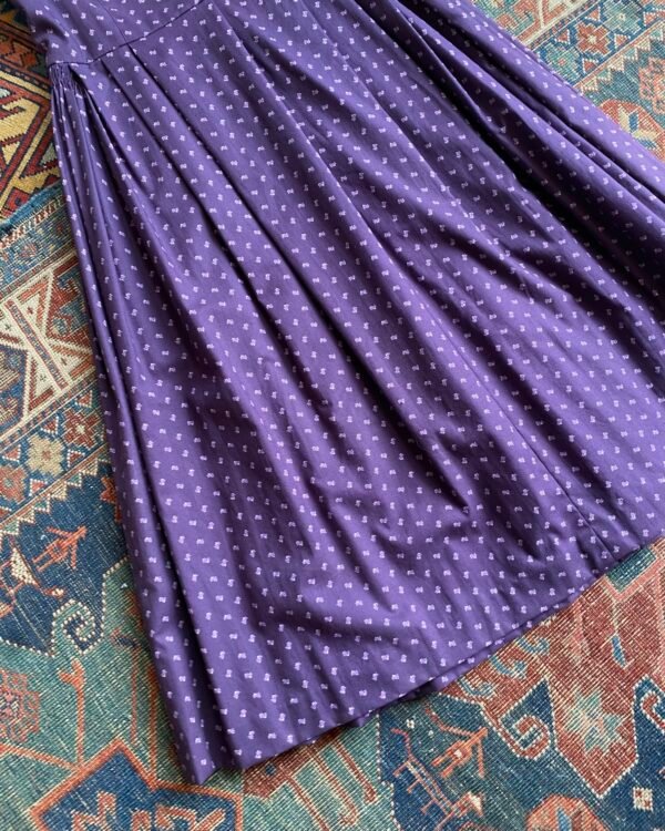 1970s Alphorn Ditsy Floral Cotton Dirndl Vintage Dress. UK 10. - Image 2