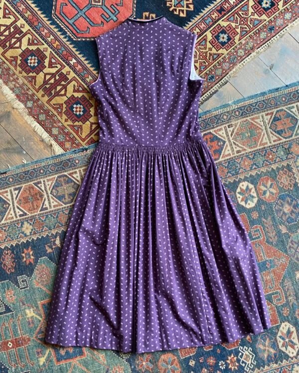 1970s Alphorn Ditsy Floral Cotton Dirndl Vintage Dress. UK 10. - Image 7