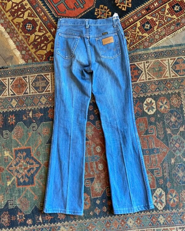 Rare 1970s Vintage Wrangler Blue Bell Bootcut Jeans. UK 8/28” W/34” L.