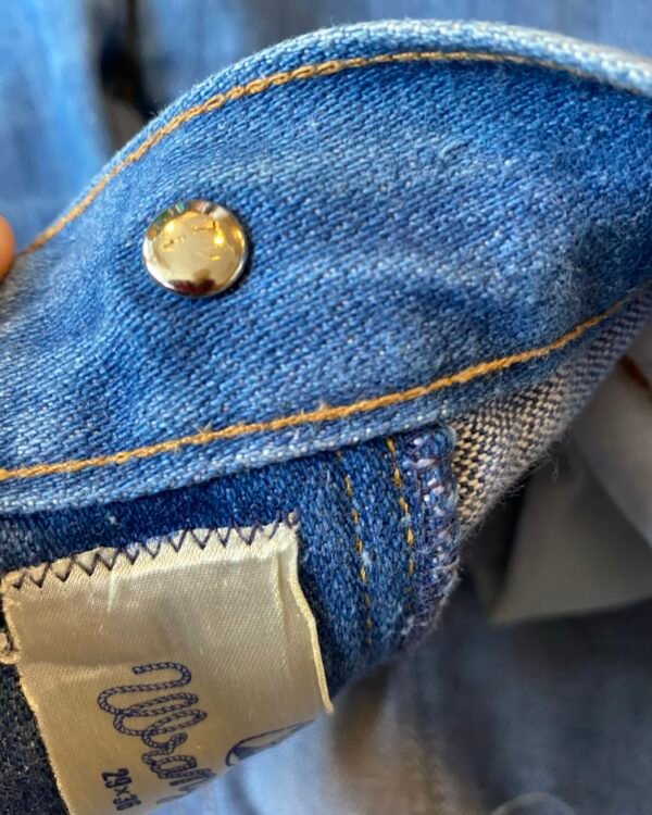 Rare 1970s Vintage Wrangler Blue Bell Bootcut Jeans. UK 8/28” W/34” L. - Image 10