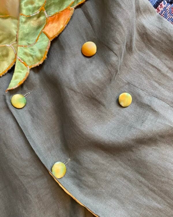 Mid Century Vintage 1920s Flapper Style Costume Statement Coat. Small/UK 8-10. - Image 3