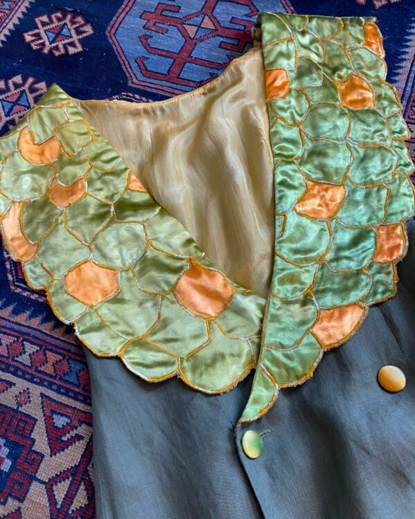 Mid Century Vintage 1920s Flapper Style Costume Statement Coat. Small/UK 8-10. - Image 4