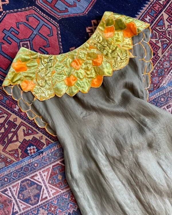 Mid Century Vintage 1920s Flapper Style Costume Statement Coat. Small/UK 8-10. - Image 6