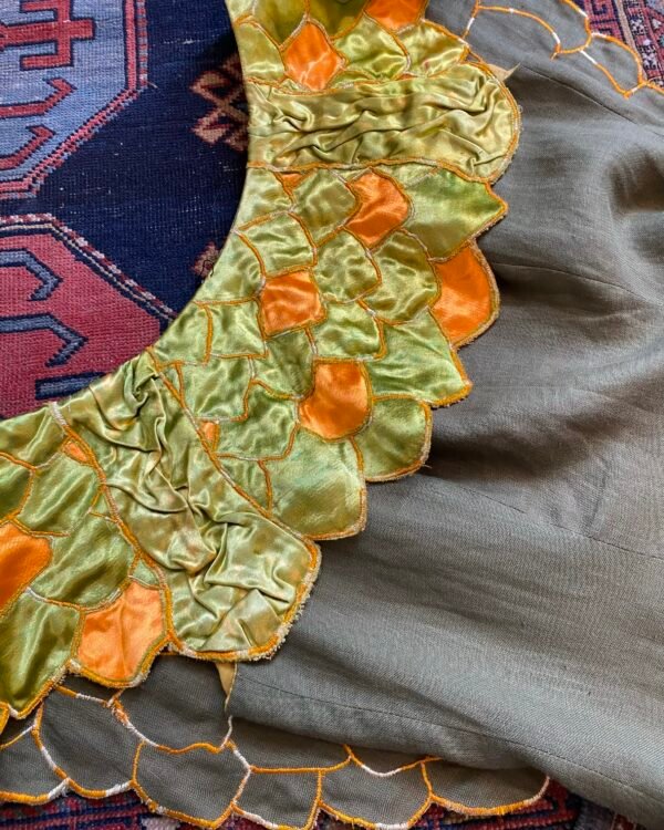 Mid Century Vintage 1920s Flapper Style Costume Statement Coat. Small/UK 8-10. - Image 7