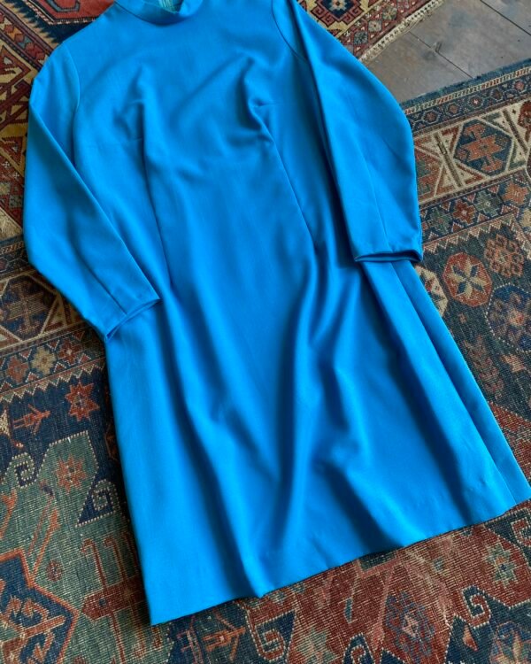 1960s Vintage Handmade A-line Scooter Dress. UK 12 to 14. - Image 2