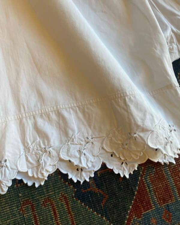 Late 1800s Embroidered Antique Bloomers. UK 6-8/26” Waist. - Image 2