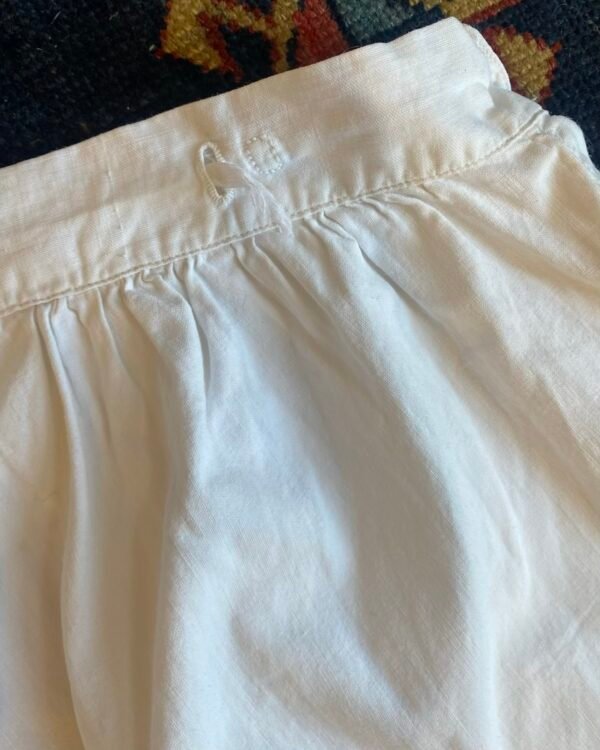 Late 1800s Embroidered Antique Bloomers. UK 6-8/26” Waist. - Image 8