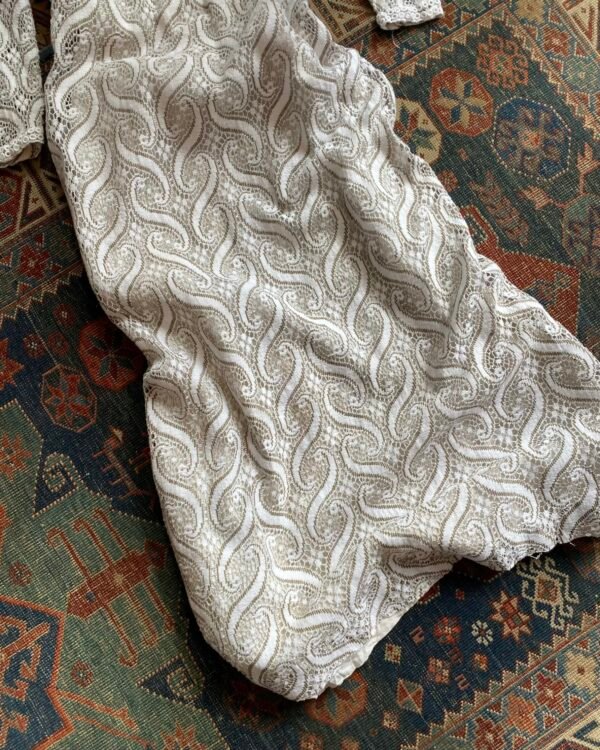 1960s Can Can of London Lace Overlay Vintage Maxi Dress. UK 6-8. - Image 2