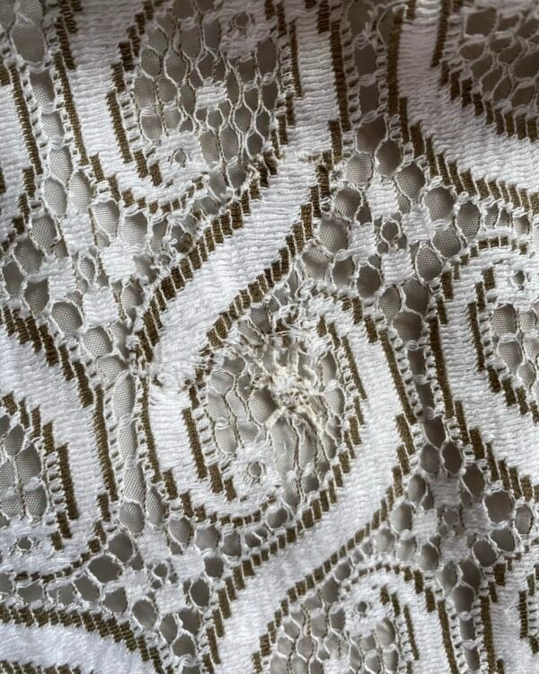 1960s Can Can of London Lace Overlay Vintage Maxi Dress. UK 6-8. - Image 8