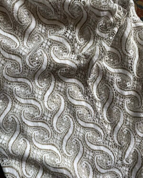 1960s Can Can of London Lace Overlay Vintage Maxi Dress. UK 6-8. - Image 9