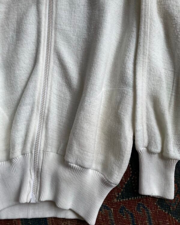 1980s C&A Raglan Sleeve Zip Up Vintage Fleece Jacket. Medium/UK 12. - Image 4