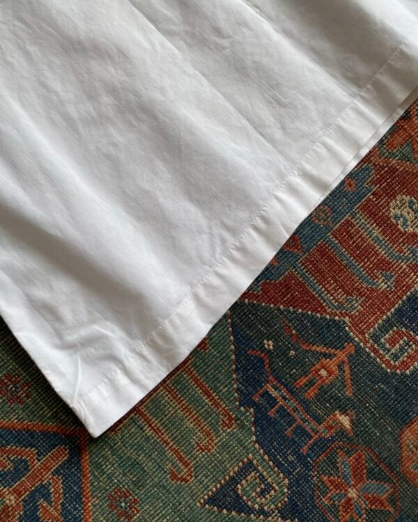 Antique French Cotton Lace Trim Vintage Chemise. Small/UK 8-10. - Image 3