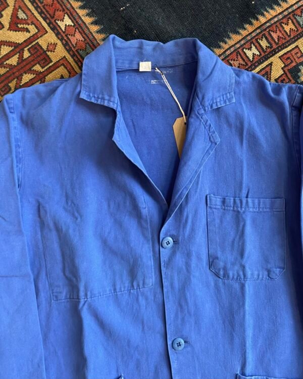 Vintage French Chore Jacket. 100% cotton. 44” Chest/Large. - Image 7