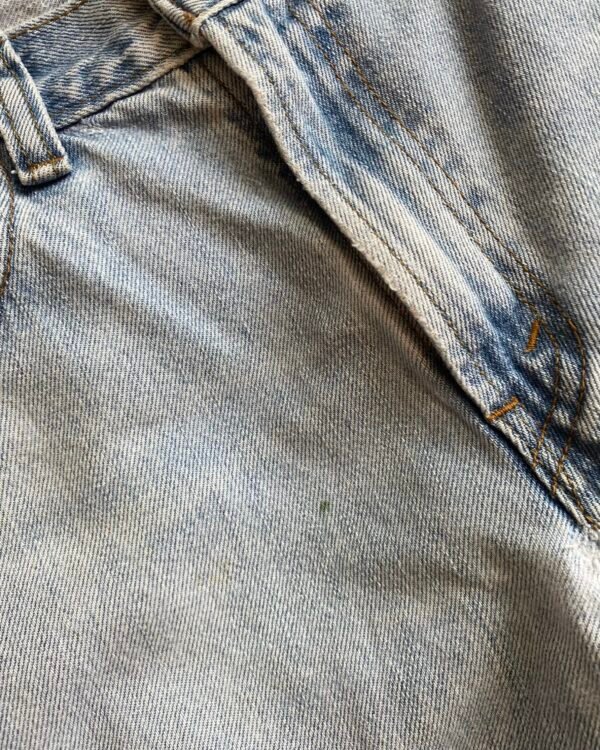 Levi’s 550 Bleach Wash Distressed & Repaired Jeans. 32” W/30” L. - Image 5
