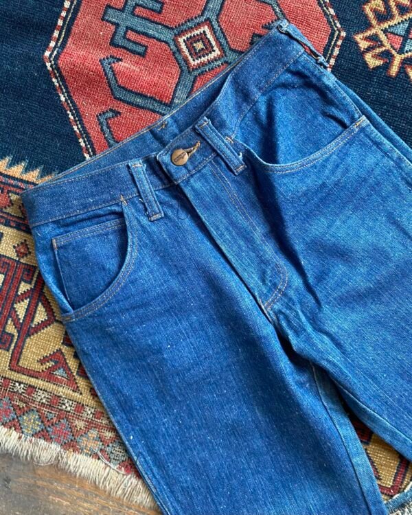 1970s/80s Vintage Wrangler Slim Straight Fit Jeans. 26”W/34”L/UK 6. - Image 7