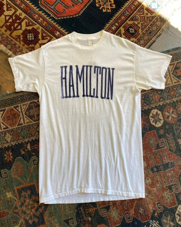 1980s Hamilton Vintage Single Stitch Tee. Size XL.