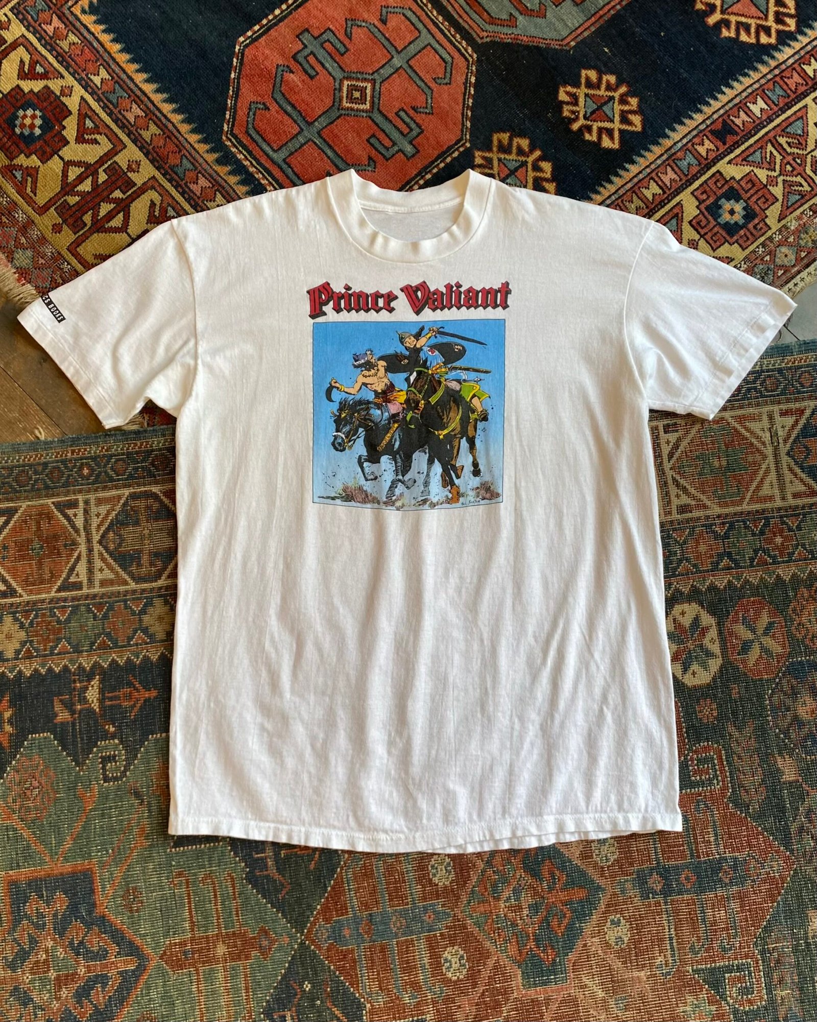 Rare & Collectible Mid 90s Prince Valiant Fantagraphics Promo Single Stitch Tee. Size XL.