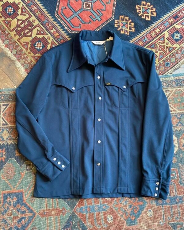 1970s Vintage Lee Western Ranchwear Overshirt. Made in USA. Size XXXL.